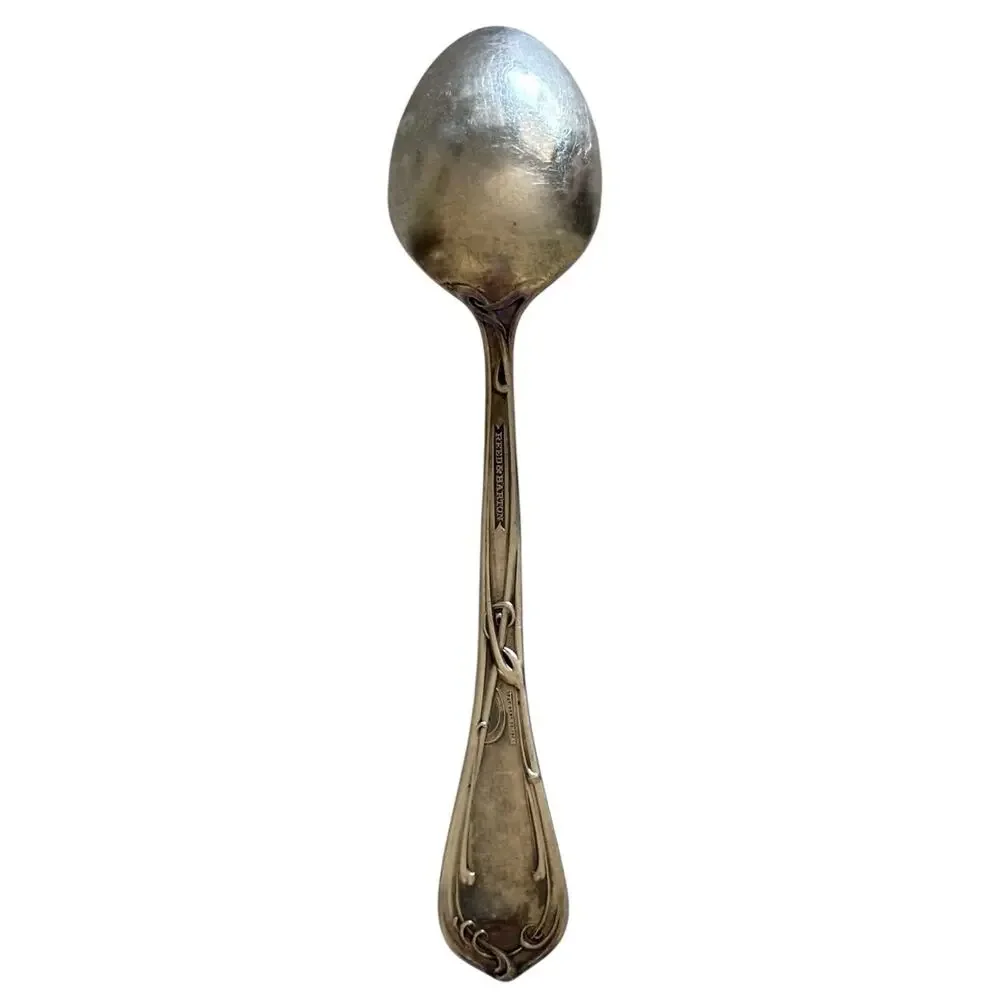 Reed & Barton Sheffield Grapes Silver Plate Teaspoon 5.25” vintage